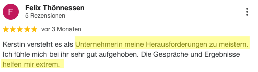 Google-Bewertung 1